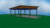 Two Car Carport Flat Roof