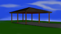 Two Car Carport Hip Roof